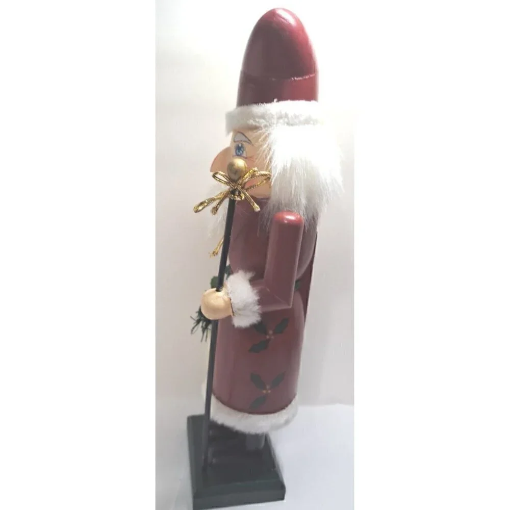 Vintage Wooden Santa Nutcracker 14